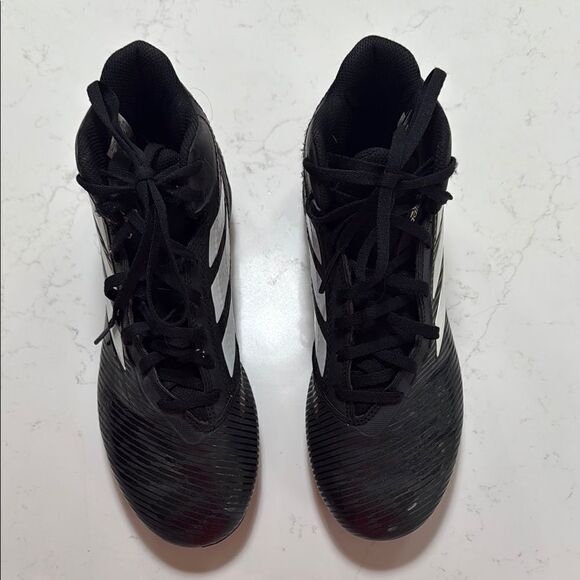Adidas Baseball Cleats Black and White.  Size Men’s 7.5 main image 5